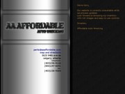 AA Affordable Auto Website