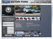 Acton Ford Website
