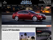 Glendale Acura Website