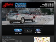 Albany Ford Subaru Website