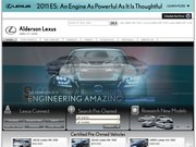 Alderson Lexus Website