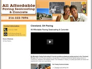 Affordable Paving & Concrete Website