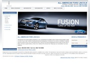 All American Ford Lincoln Website