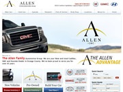 Allen Cadillac Website