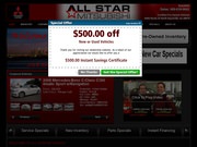 All Star Mitsubishi Website