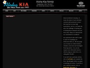 Aloha KIA Website