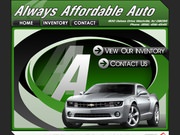 Always Affordable Auto Sales Website