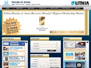 Honda of Ames Website