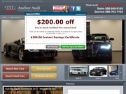 Anchor Audi Website