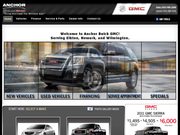 Anchor Pontiac Buick GMC Website