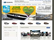 Anchor Subaru Website