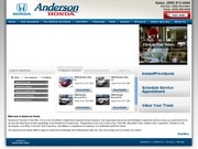 Anderson Honda-Isuzu Website