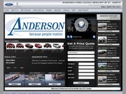 Anderson Ford Lincoln Website