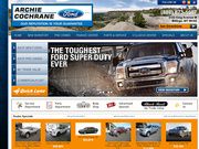 Archie Cochrane Ford – Sales Department Website