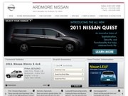 Ardmore Nissan Website