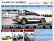 Arnold Buick Pontiac Website