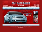 Ash Auto Sales Website