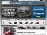 Aurora Chrysler Dodge Jeep Website
