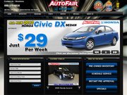 Autofair Honda Jaguar Website