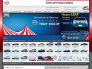 Antelope Valley Nissan Website