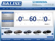 Balise Honda – Sales Website