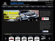 Barber Honda Website