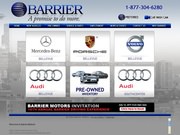 Barrier Mercedes Website