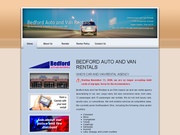 Bedford Auto Rentals Website