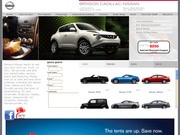 Benson Cadillac-Nissan Website