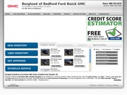 Berglund of Bedford Ford Buick GMC Website
