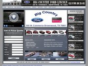 Big Country Ford – Sales Website