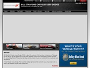 Bill Stanford Chrysler Website
