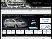 Billy Navarre Honda Website
