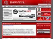 Bingham Toyota Website