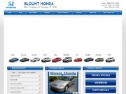 Blount Honda Website
