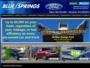 Blue Springs Ford Website