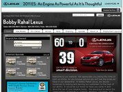 Bobby Rahal Lexus Website