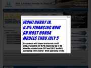 Bob Lindsay Honda of Peoria Website