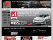 Bondy’s Toyota Website