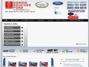 Gordie Boucher Ford Website