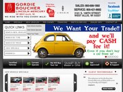 Gordie Boucher Lincoln Website