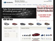Bowser Pontiac Subaru Isuzu Website