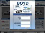 Boyd Buick GMC Honda Ford Website