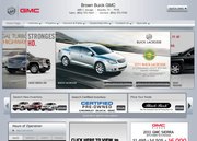 Brown Pontiac GMC Buick Website