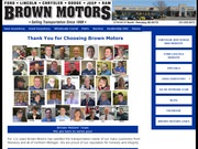 Brown Motors Ford Lincoln Website