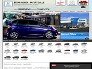 Bryan Pontiac-Cadillac-Honda Website