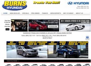 Burns Hyundai Website