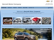 Bennett Motor Company Chevrolet Website