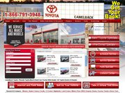 Camelback Toyota Website