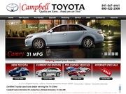 Campbell Toyota Website